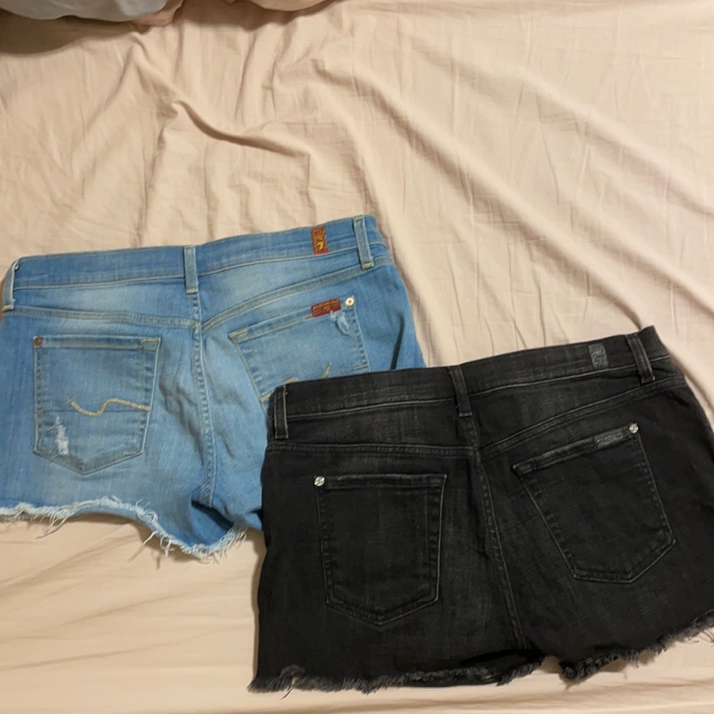 7 For all Mankind Jean Shorts